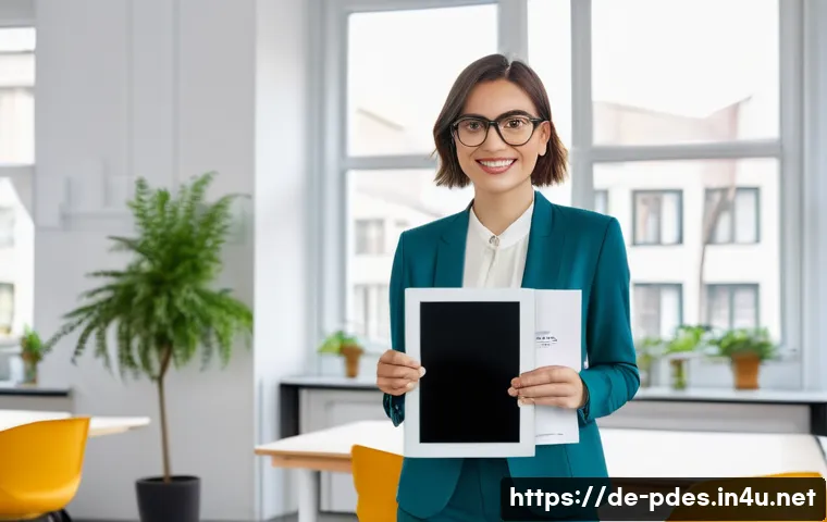 제품디자인 자격증 활용 사례 - A professional and confident young female product designer in her late 20s, with a stylish bob hairc...